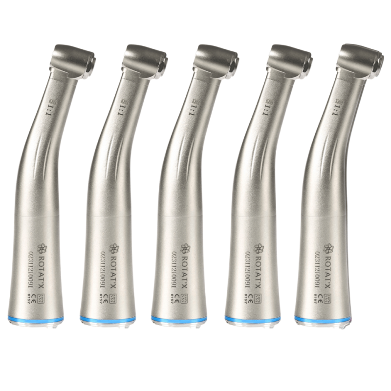 Lot de 5 Contre-angles bleus TITANE 1:1 SPRAY - AVEC LUMIÈRE fibrée Lot de 5 Contre-angles bleus TITANE 1:1 SPRAY - AVEC LUMIÈRE fibrée