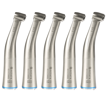 Lot de 5 Contre-angles bleus TITANE 1:1 SPRAY - AVEC LUMIÈRE fibrée