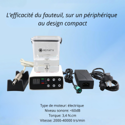 Moteur électrique + cordon + micromoteur AVEC RÉSERVOIR