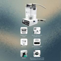 Moteur électrique + cordon + micromoteur AVEC RÉSERVOIR
