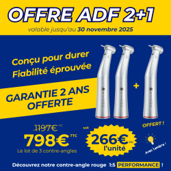 Contre-angle rouge 1:5 performance lumière fibrée