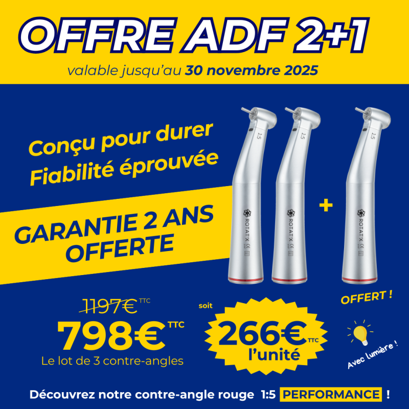 Contre-angle rouge 1:5 performance lumière fibrée