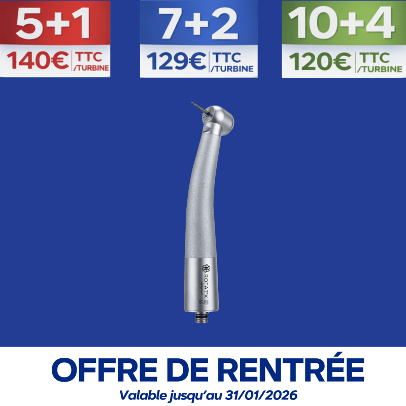 Turbine compatible NSK - Lumière auto-générée
