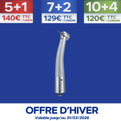 Turbine compatible NSK - Lumière auto-générée