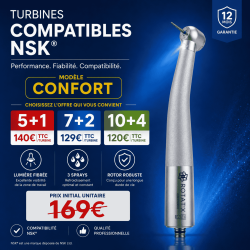 Turbine compatible NSK - Lumière auto-générée