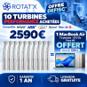 OFFRE DEFISC' : 10 turbines performance achetées  + 1 MacBook Air 512go OFFERT - Garantie 1 an